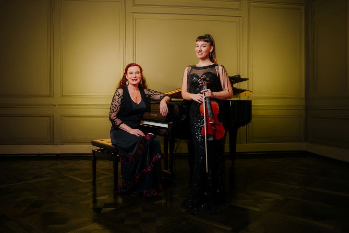 Concierto Piano y Violín de Montserrat  Prieto y Beatrice Berthold